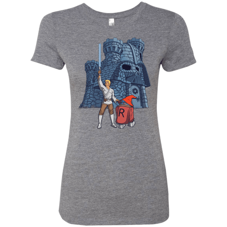 T-Shirts Premium Heather / S Darthskull Castle Women's Triblend T-Shirt