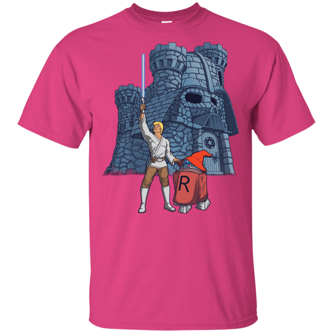 T-Shirts Heliconia / YXS Darthskull Castle Youth T-Shirt