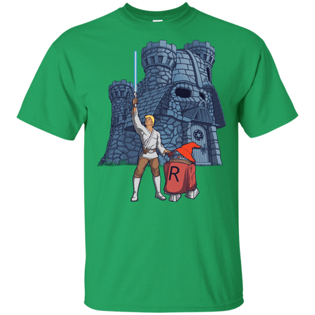 T-Shirts Irish Green / YXS Darthskull Castle Youth T-Shirt