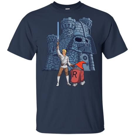 T-Shirts Navy / YXS Darthskull Castle Youth T-Shirt