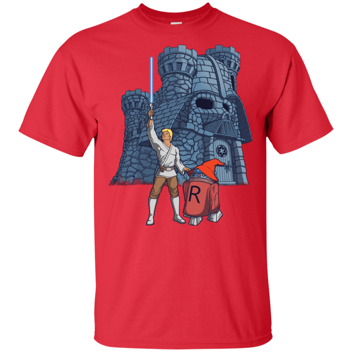 T-Shirts Red / YXS Darthskull Castle Youth T-Shirt