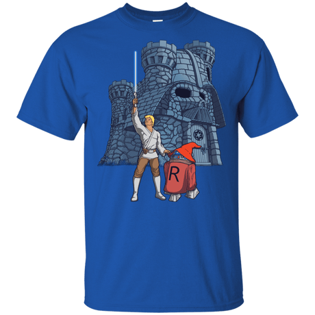 T-Shirts Royal / YXS Darthskull Castle Youth T-Shirt