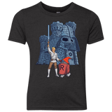 T-Shirts Vintage Black / YXS Darthskull Castle Youth Triblend T-Shirt