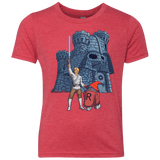 T-Shirts Vintage Red / YXS Darthskull Castle Youth Triblend T-Shirt