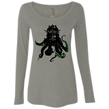 T-Shirts Venetian Grey / Small Darthulhu Women's Triblend Long Sleeve Shirt