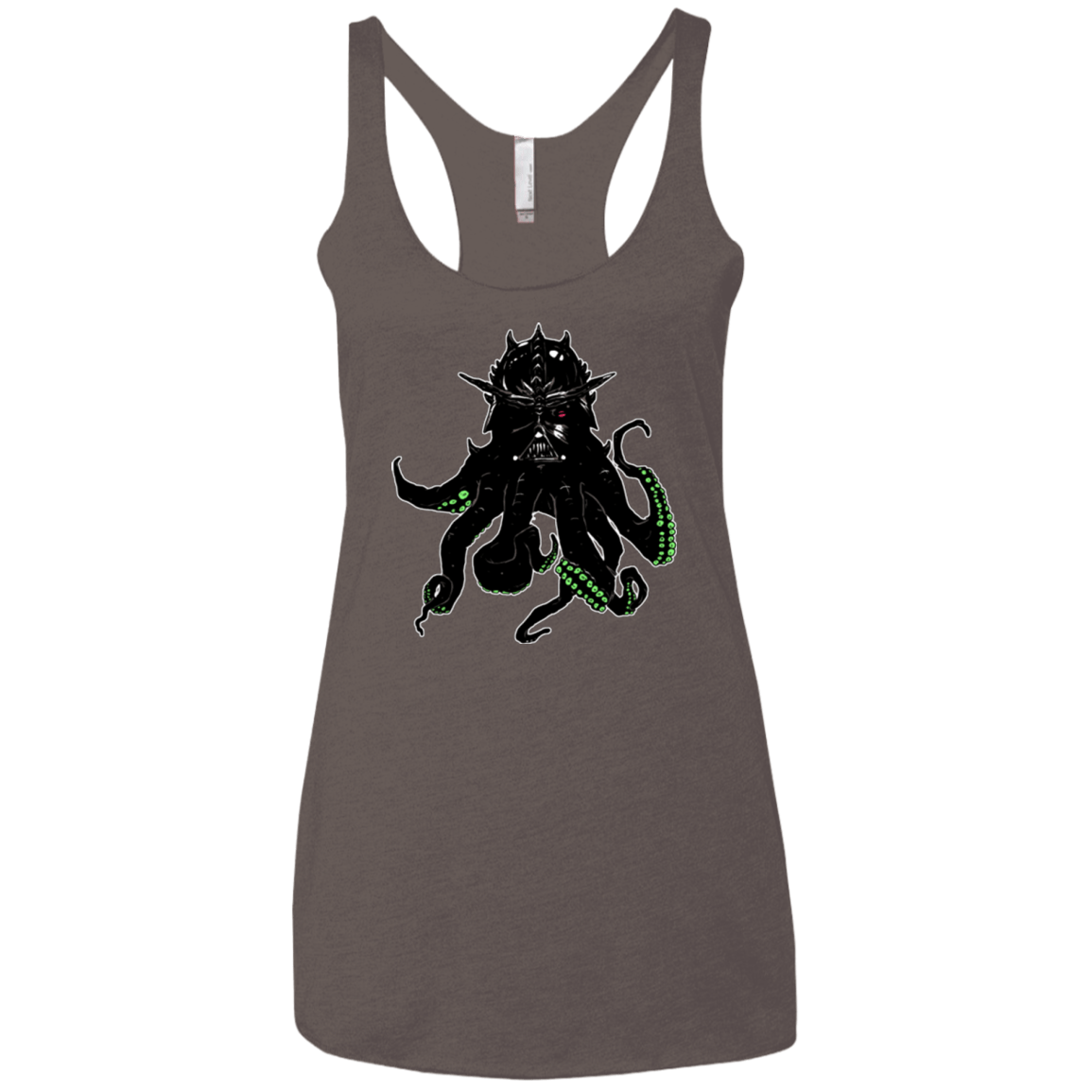 T-Shirts Macchiato / X-Small Darthulhu Women's Triblend Racerback Tank