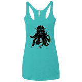 T-Shirts Tahiti Blue / X-Small Darthulhu Women's Triblend Racerback Tank