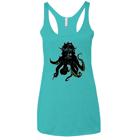 T-Shirts Tahiti Blue / X-Small Darthulhu Women's Triblend Racerback Tank