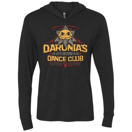 T-Shirts Vintage Black / X-Small Darunia Dance Club Triblend Long Sleeve Hoodie Tee