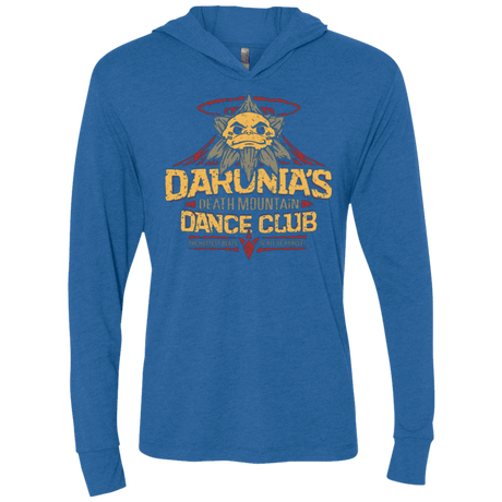 T-Shirts Vintage Royal / X-Small Darunia Dance Club Triblend Long Sleeve Hoodie Tee