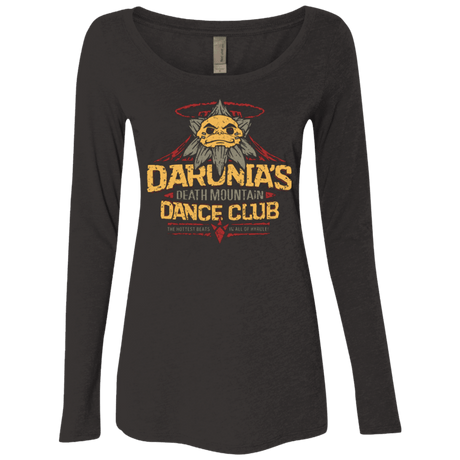 T-Shirts Vintage Black / Small Darunia Dance Club Women's Triblend Long Sleeve Shirt