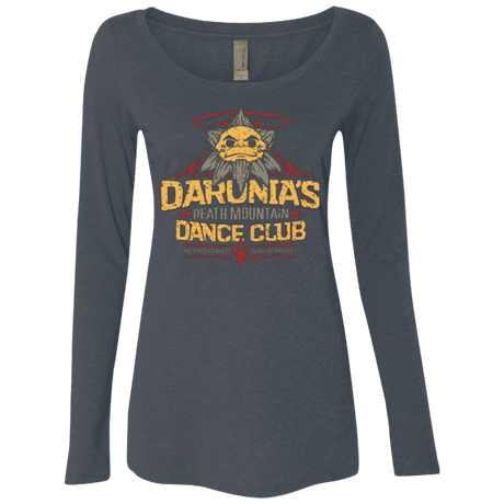 T-Shirts Vintage Navy / Small Darunia Dance Club Women's Triblend Long Sleeve Shirt