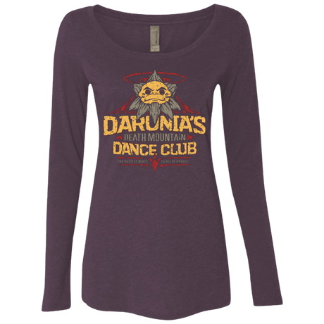 T-Shirts Vintage Purple / Small Darunia Dance Club Women's Triblend Long Sleeve Shirt