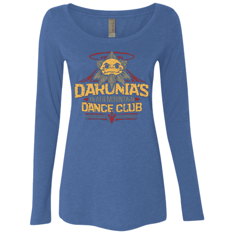 T-Shirts Vintage Royal / Small Darunia Dance Club Women's Triblend Long Sleeve Shirt