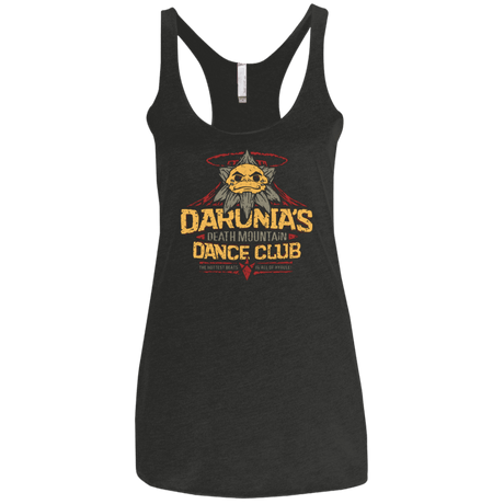 T-Shirts Vintage Black / X-Small Darunia Dance Club Women's Triblend Racerback Tank