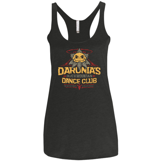 T-Shirts Vintage Black / X-Small Darunia Dance Club Women's Triblend Racerback Tank