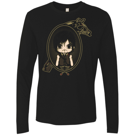 T-Shirts Black / Small Daryl Portrait Men's Premium Long Sleeve