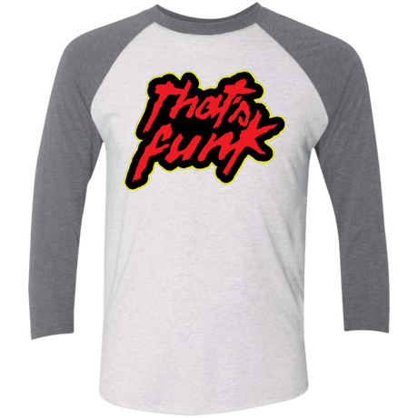 T-Shirts Heather White/Premium Heather / X-Small Dat Funk Triblend 3/4 Sleeve
