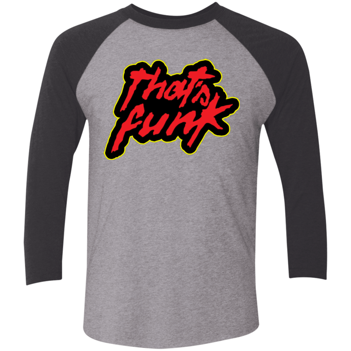 T-Shirts Premium Heather/ Vintage Black / X-Small Dat Funk Triblend 3/4 Sleeve