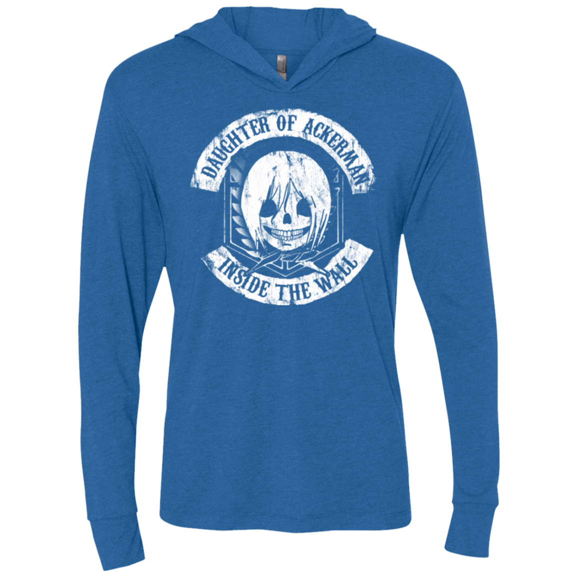 T-Shirts Vintage Royal / X-Small Daughter of Ackerman Triblend Long Sleeve Hoodie Tee