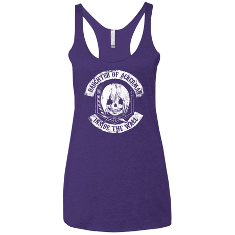 T-Shirts Purple / X-Small Daughter of Ackerman Women's Triblend Racerback Tank