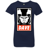 T-Shirts Midnight Navy / YXS Dave Girls Premium T-Shirt