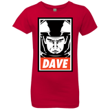 T-Shirts Red / YXS Dave Girls Premium T-Shirt