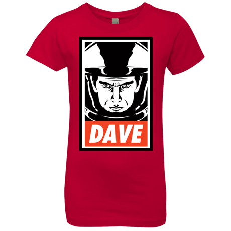 T-Shirts Red / YXS Dave Girls Premium T-Shirt