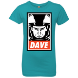T-Shirts Tahiti Blue / YXS Dave Girls Premium T-Shirt