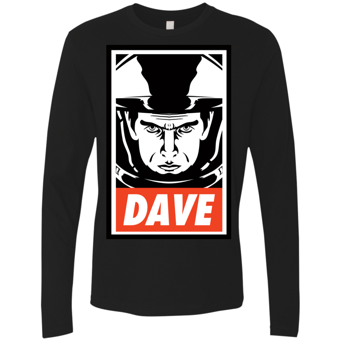 T-Shirts Black / Small Dave Men's Premium Long Sleeve