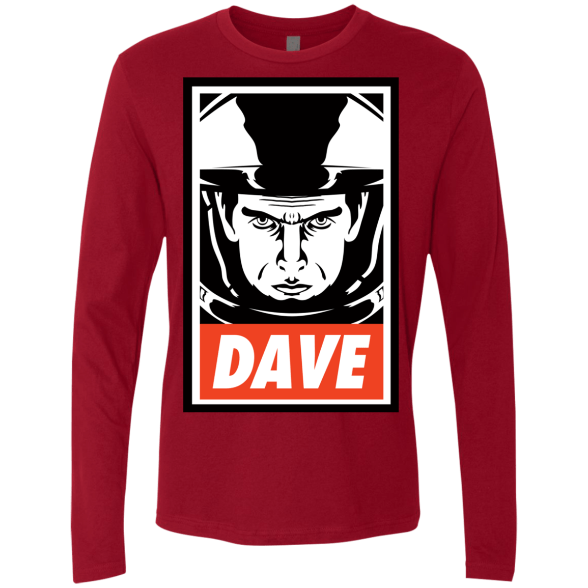 T-Shirts Cardinal / Small Dave Men's Premium Long Sleeve