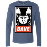 T-Shirts Indigo / Small Dave Men's Premium Long Sleeve