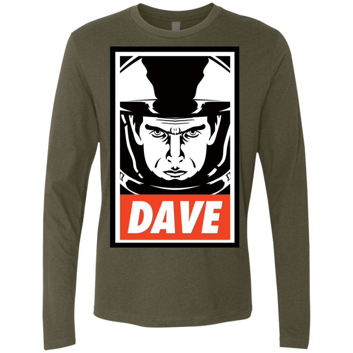 T-Shirts Military Green / Small Dave Men's Premium Long Sleeve