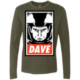 T-Shirts Military Green / Small Dave Men's Premium Long Sleeve