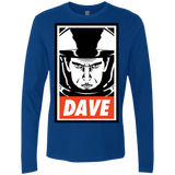 T-Shirts Royal / Small Dave Men's Premium Long Sleeve