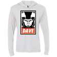T-Shirts Heather White / X-Small Dave Triblend Long Sleeve Hoodie Tee