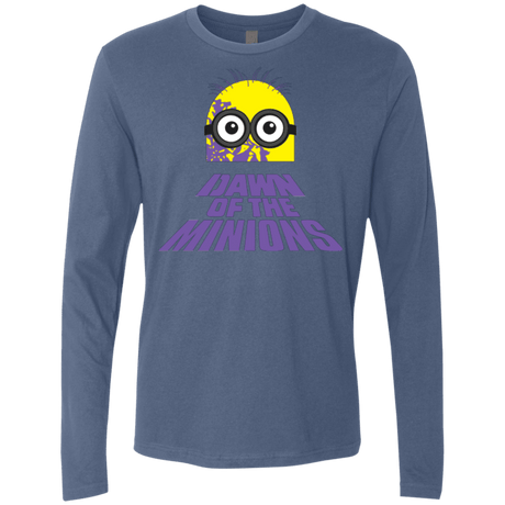 T-Shirts Indigo / Small Dawn Minion Men's Premium Long Sleeve
