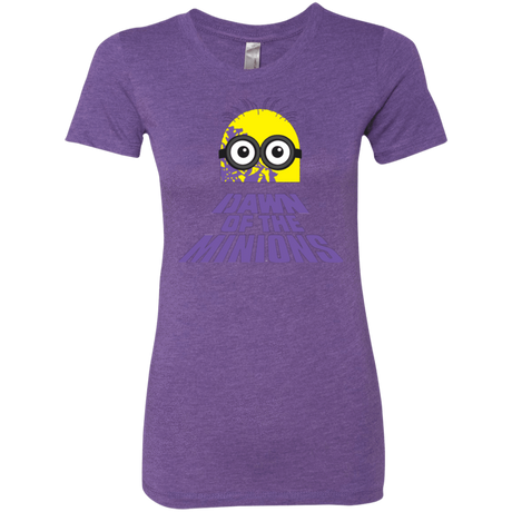 T-Shirts Purple Rush / Small Dawn Minion Women's Triblend T-Shirt