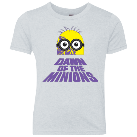 T-Shirts Heather White / YXS Dawn Minion Youth Triblend T-Shirt