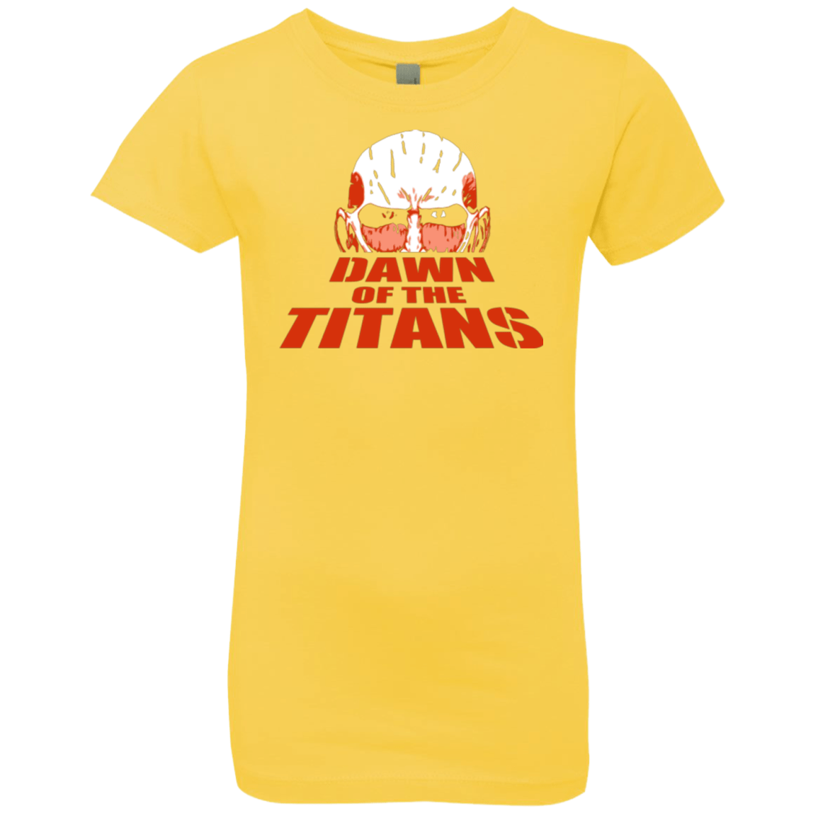 T-Shirts Vibrant Yellow / YXS Dawn of the Titans Girls Premium T-Shirt