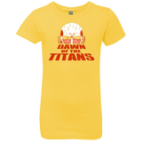 T-Shirts Vibrant Yellow / YXS Dawn of the Titans Girls Premium T-Shirt