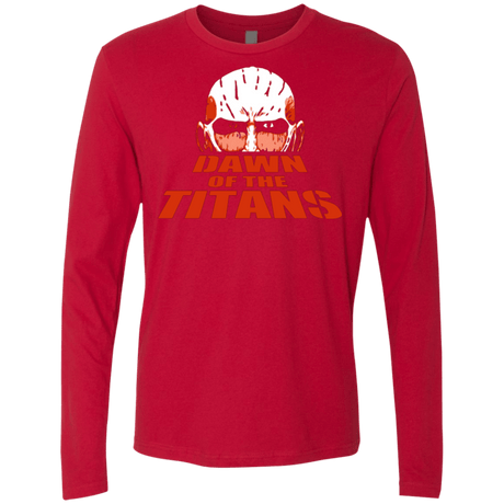 T-Shirts Red / Small Dawn of the Titans Men's Premium Long Sleeve