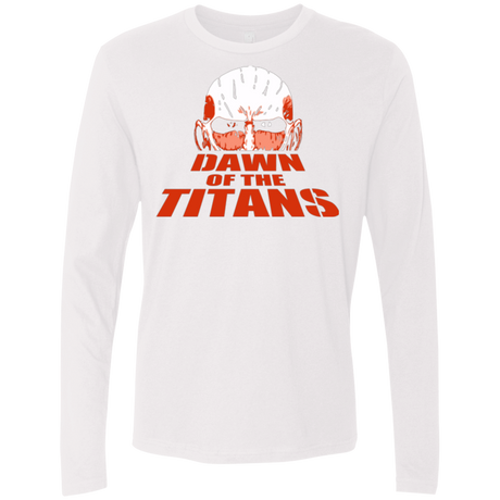 T-Shirts White / Small Dawn of the Titans Men's Premium Long Sleeve