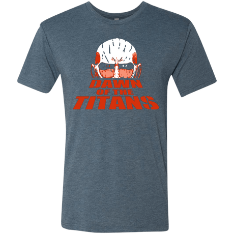 T-Shirts Indigo / Small Dawn of the Titans Men's Triblend T-Shirt