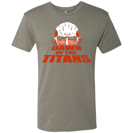 T-Shirts Venetian Grey / Small Dawn of the Titans Men's Triblend T-Shirt