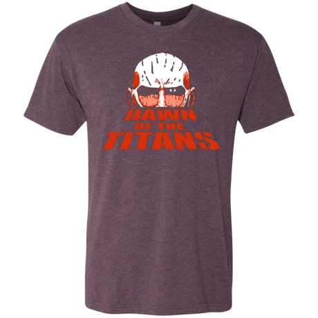 T-Shirts Vintage Purple / Small Dawn of the Titans Men's Triblend T-Shirt