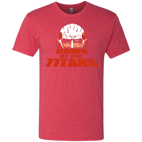 T-Shirts Vintage Red / Small Dawn of the Titans Men's Triblend T-Shirt