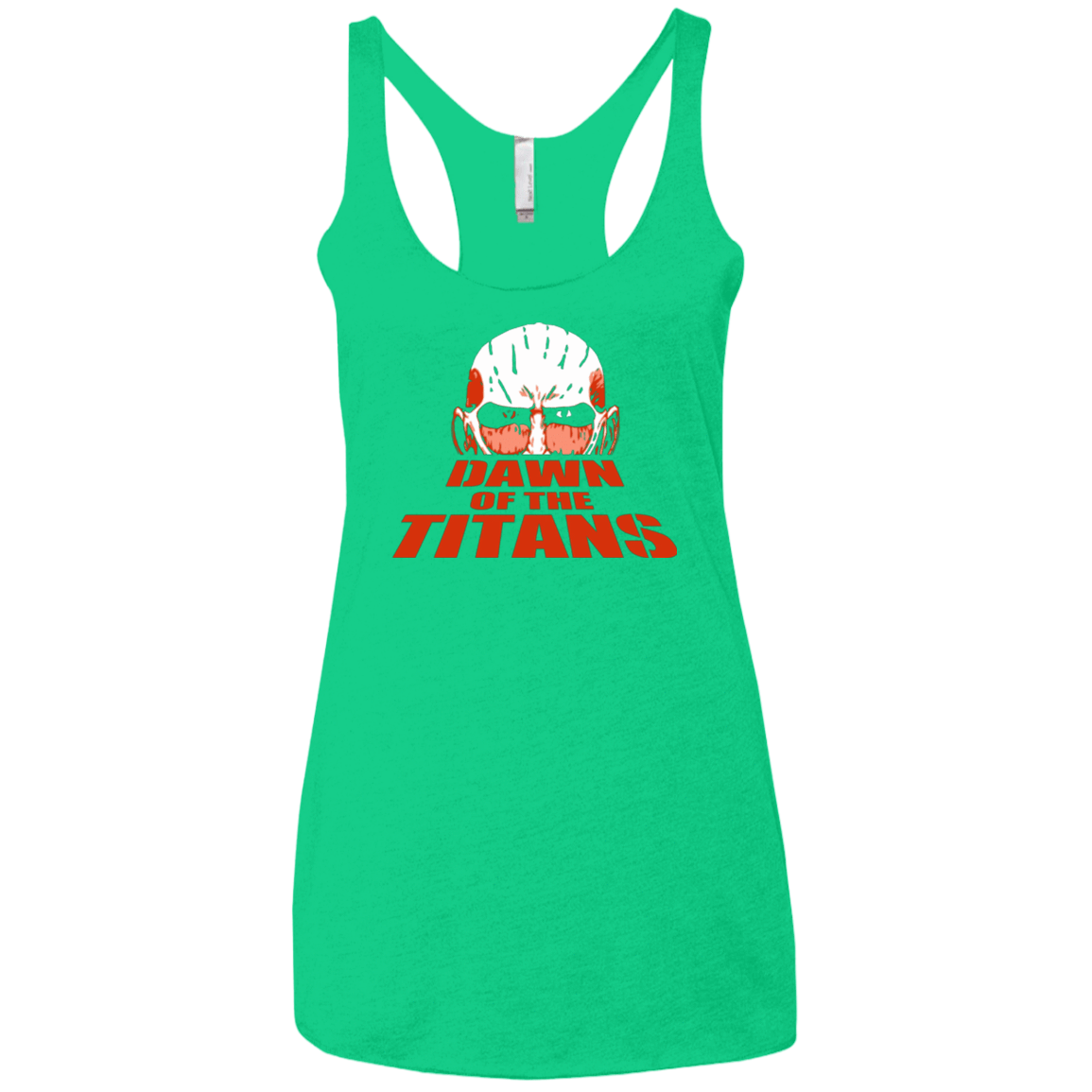T-Shirts Envy / X-Small Dawn of the Titans Women's Triblend Racerback Tank