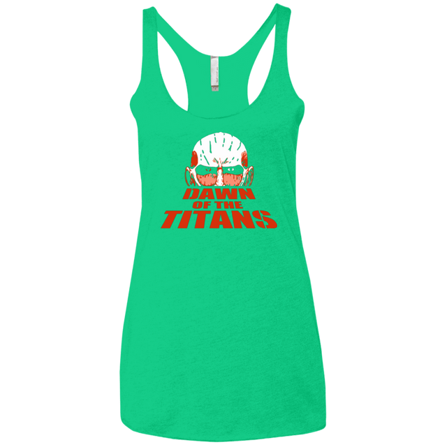 T-Shirts Envy / X-Small Dawn of the Titans Women's Triblend Racerback Tank