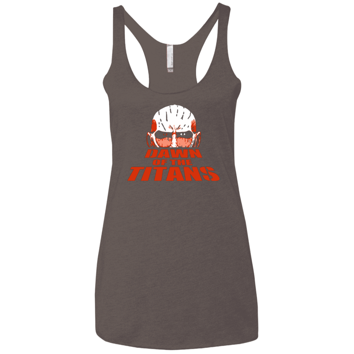 T-Shirts Macchiato / X-Small Dawn of the Titans Women's Triblend Racerback Tank